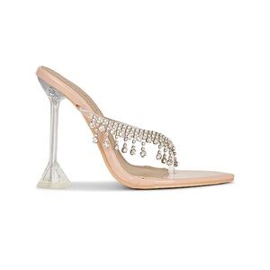 superdown Nude Rhinestone Heels